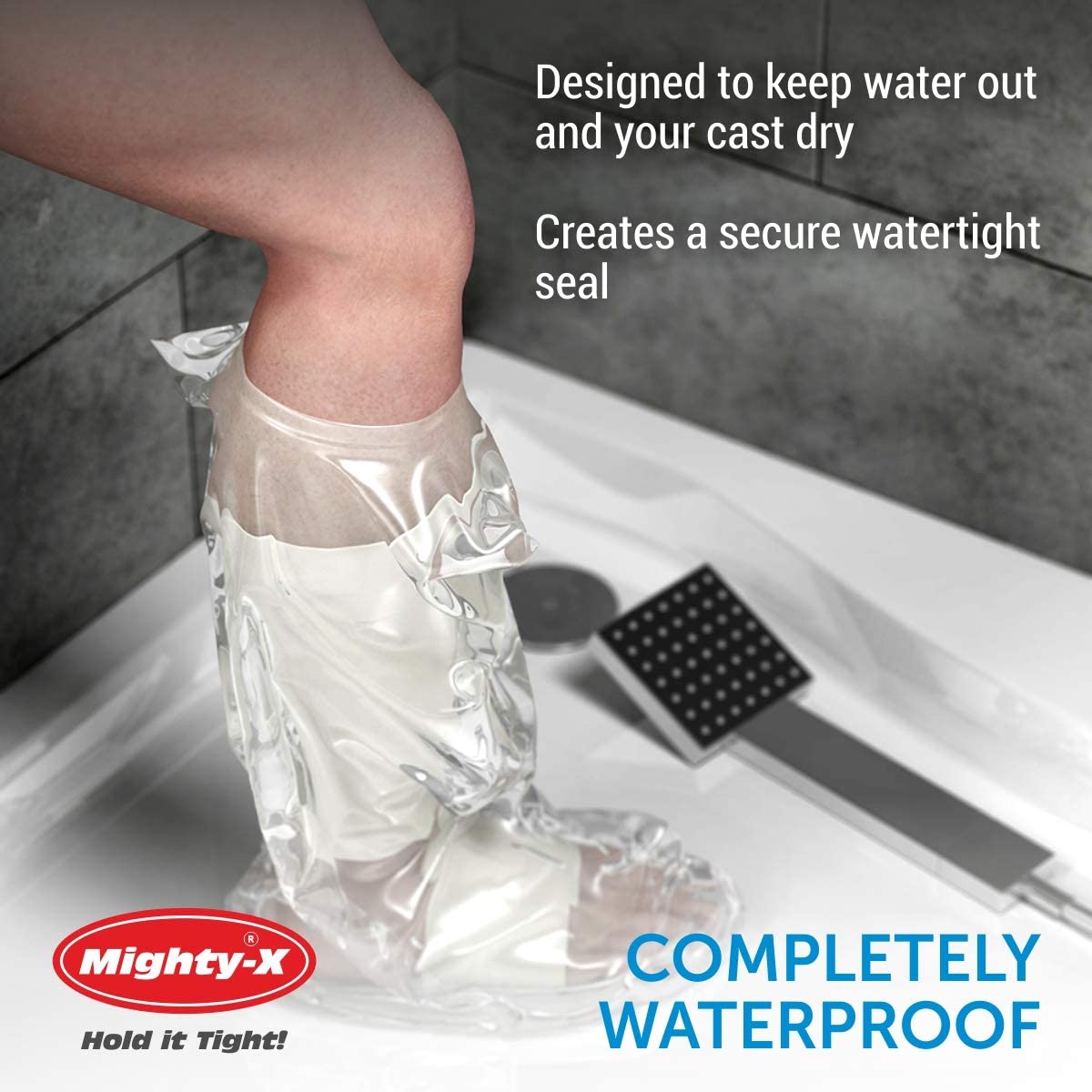 Waterproof Leg Cover for Shower 【100 Watertight Seal】 Reusable