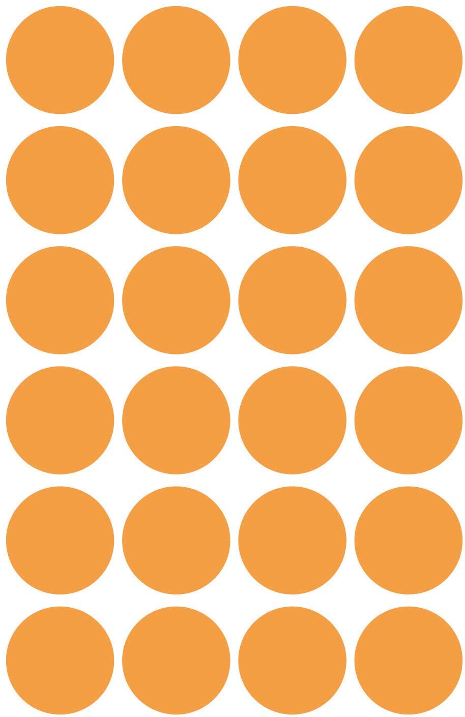 Avery Zweckform 3173 Coding Dots (96 Pieces Diameter 18 mm 4 Sheets Bright, bright orange, 96 Stück - Image 2