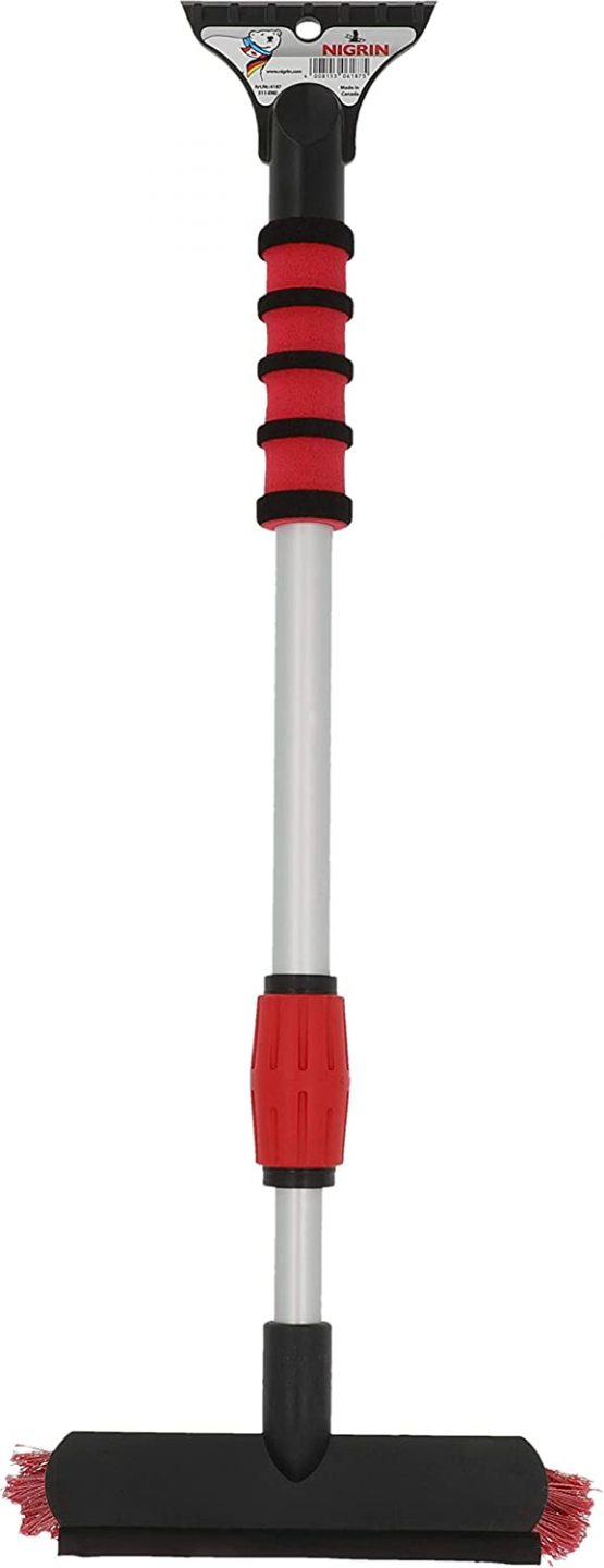 Nigrin 6187 Ice Scraper / Snow Brush / Telescope Handle (up to 66 cm Long) - Image 2