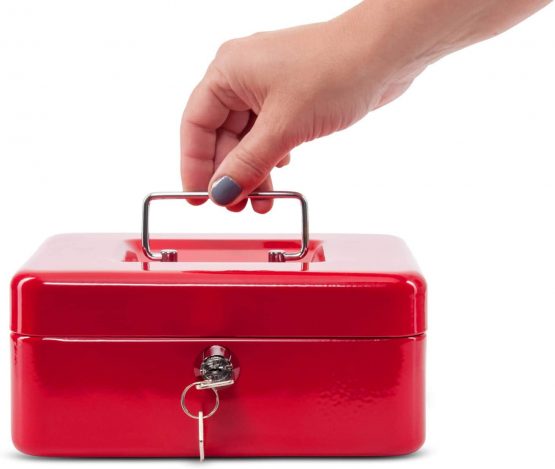 Maul 20 x 17 x 9 cm Cash Box 2 - Red - Image 3
