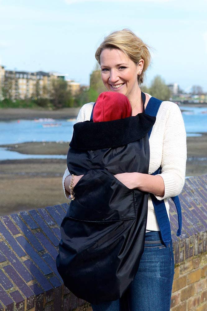BundleBean, GO Multi-use Waterproof Footmuff (Plain Black), Use as Pushchair, Carrier, Sling, Car Seat Cover - Image 2