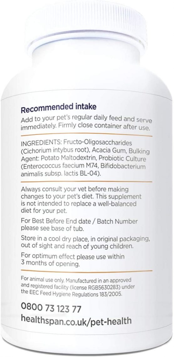 healthspan Pet Pro Digest 120g | For Cats & Dogs | Pet Supplies | Digestive & Dental Health | Friendly Bacteria - Image 3