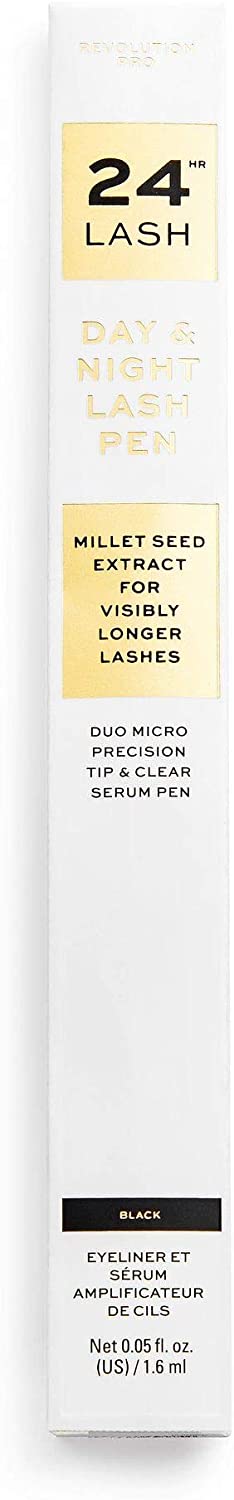 Revolution Pro 24hr Lash Day and Night Liquid Eye Liner Pen With Growth Serum Black - Image 2