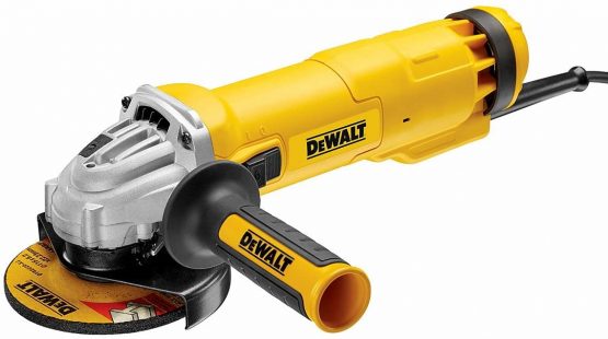 Dewalt DWE4206-LX DWE4206 115mm 1010W 110V Mini Angel Grinder with No Volt Release Switch, 1010 W, 110 V, Black/Yellow, 115 mm