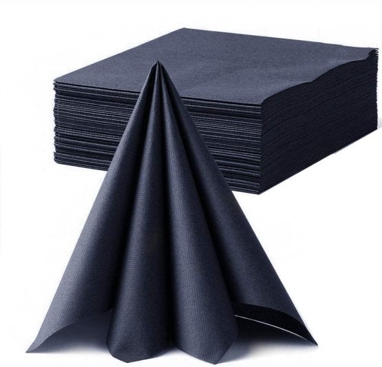 JEBBLAS Navy Serviettes Napkins 40 x 40cm Pack of 50