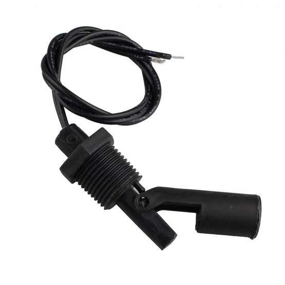 HALJIA 2PCS PP Side Mount Floating Switch High Pressure Water Level Sensor Liquid Float Switches for Water Purifier (Black) - Image 2