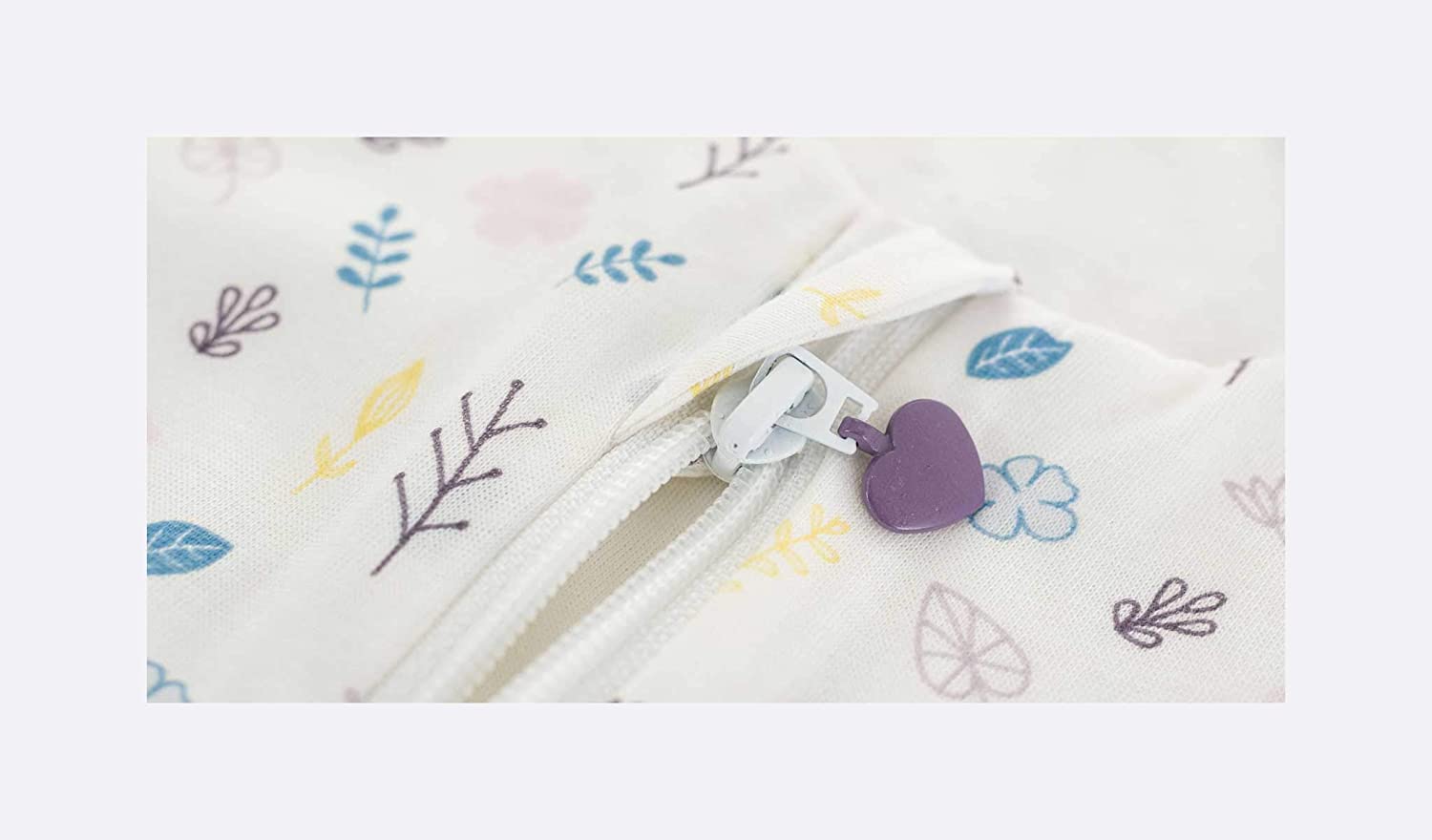Träumeland S0200903 Summer Sleeping Bag LiebeMICH Cotton 70 cm Floral Design Without Optical Brighteners Multi-Coloured 240 g - Image 3