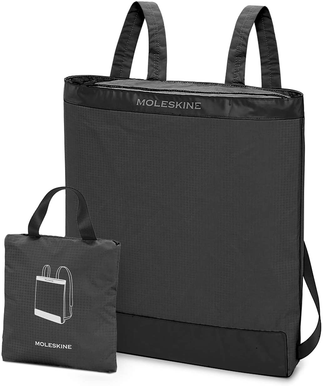 Moleskine Journey Packable Daypack Backpack Foldable and Foldable in Practical Bag, Pastel Grey