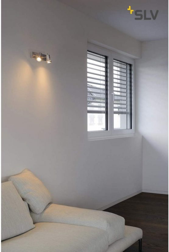 SLV ASTO 2 / Internal Illumination, Surface, Wall-Mounted Light, Ceiling spot / GU10 75W Aluminium, 75 W - Image 4