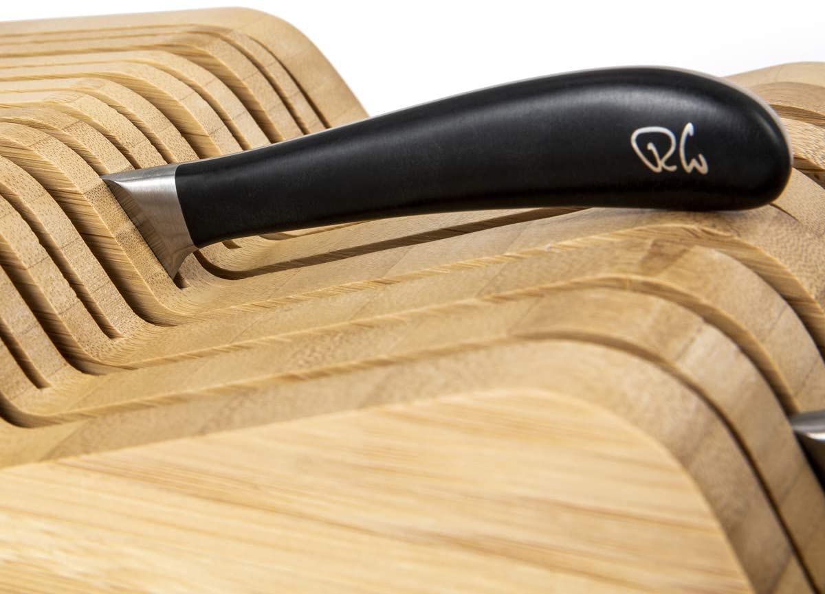 Robert Welch Signature Bamboo Knife Drawer Unit. Made from Durable Bamboo with Capacity to Store 13 Knives - Image 3