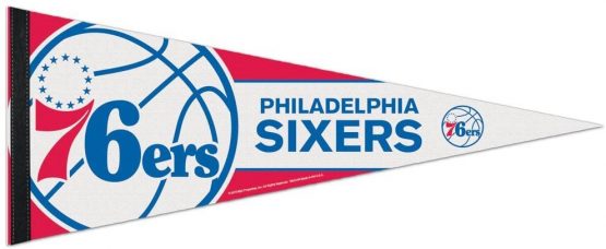 NBA 72911015 Philadelphia 76Ers Premium Pennant, 12" X 30"