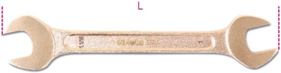 Beta 550859 Sparkproof Double Open End Spanner, 3/4" x 13/16"