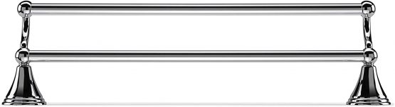 Croydex QM202841 Westminster Wall Mounted Double Towel Rail with Zinc Alloy Construction, Chrome - Image 4