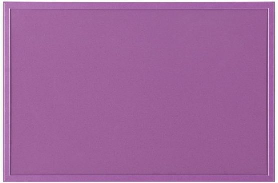 Bi-Office - School Bulletin Board in Cork - 60 x 40 cm 60x40 Violet - Image 2