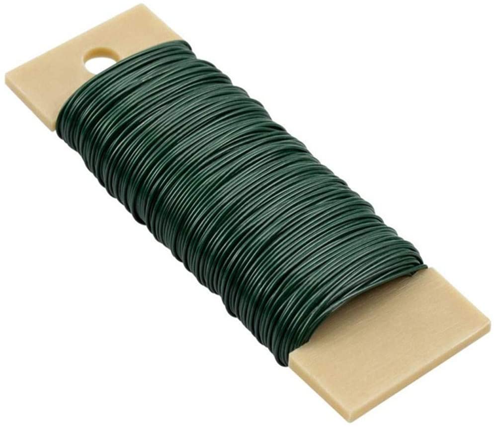 Florist Wire - 3 Rolls 22 Gauge Green Wire for Wreath Making Floral Arrangement, Crafting, Wedding, Christmas, Garden - Image 2