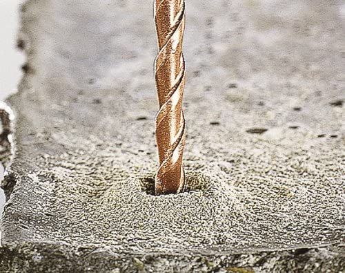 wolfcraft TC Hammer Drill Bit "Standard", SDS Plus Shank I 7872010 I for Drilling into Concrete Natural Stone and Artificial Stone - Image 2