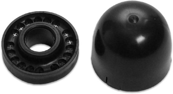 SKT BN620 Tube end cap grommet with cable outlet passage gland for pole mast 48-50 mm diameter