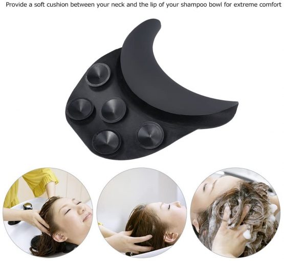 Salon Neck Rest,Anself Silicone Durable Shampoo Bowl Gel Neck Cushion Pillow for Hair Salon Sink Basin - Image 3