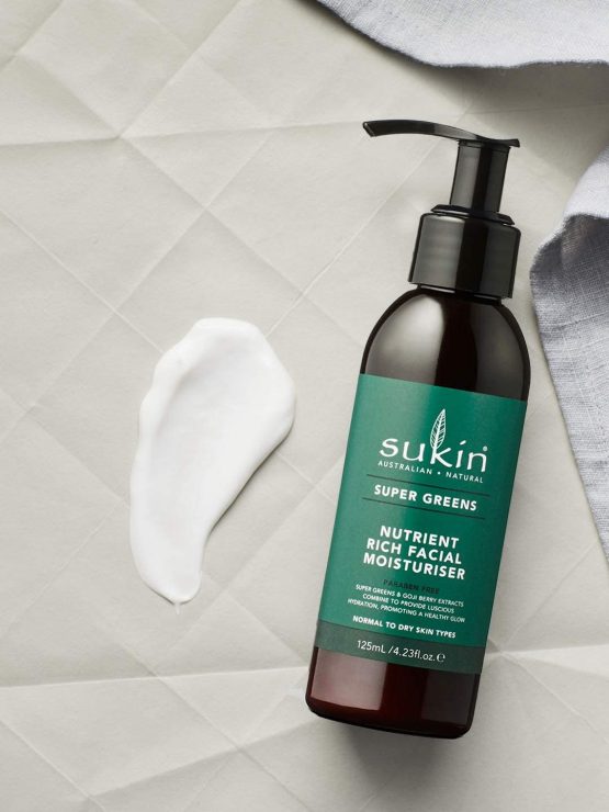 Sukin Super Greens Nutrient Rich Facial Moisturiser, 125ml - Image 2