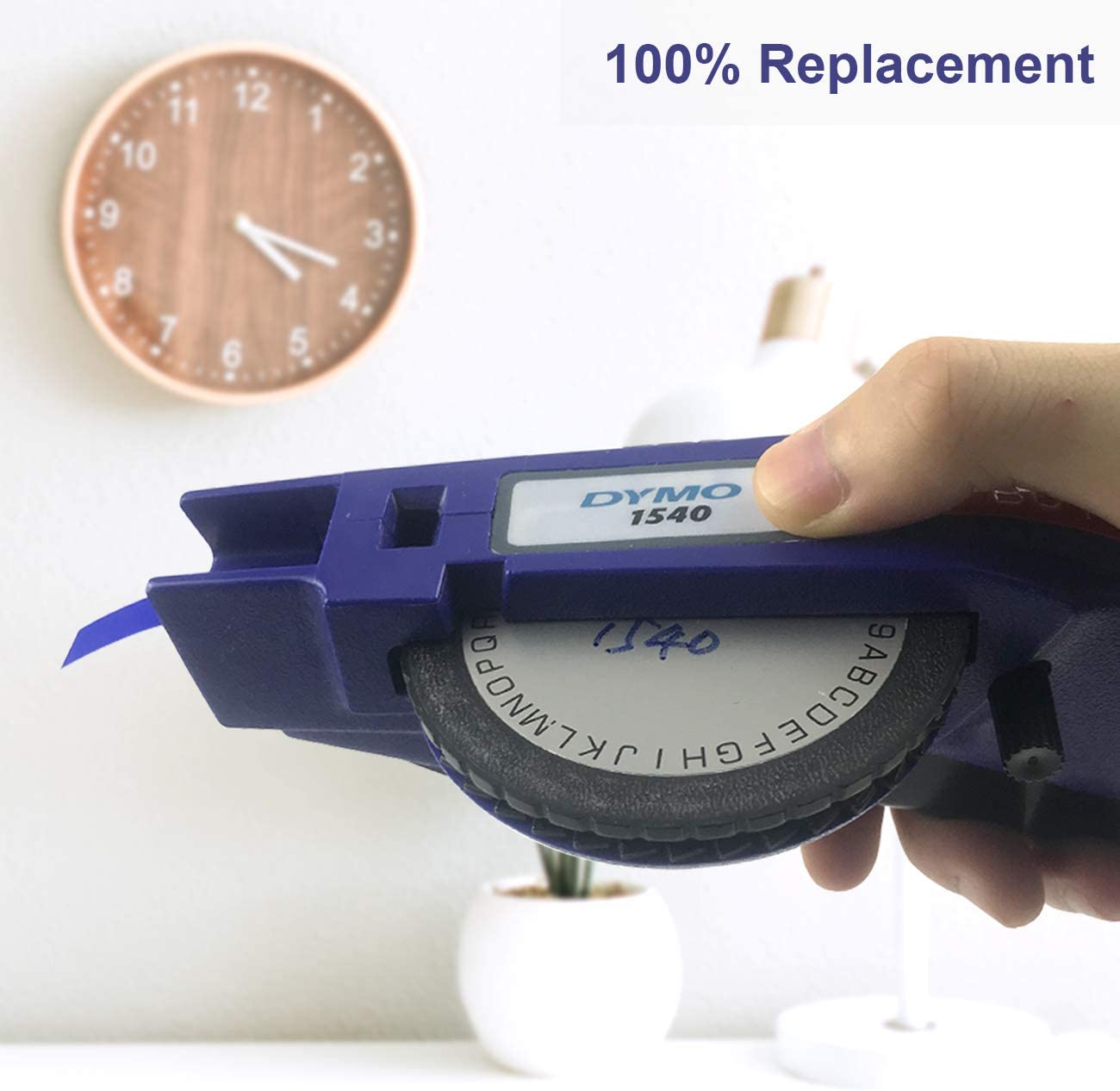 5X Comaptible for DYMO Plastic 3D Embossing Label Tape 9mm x 3m