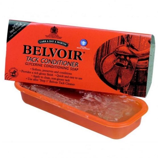 Belvoir Tack Conditioner - Glycerine Saddle Soap x Pack of 2 Bars