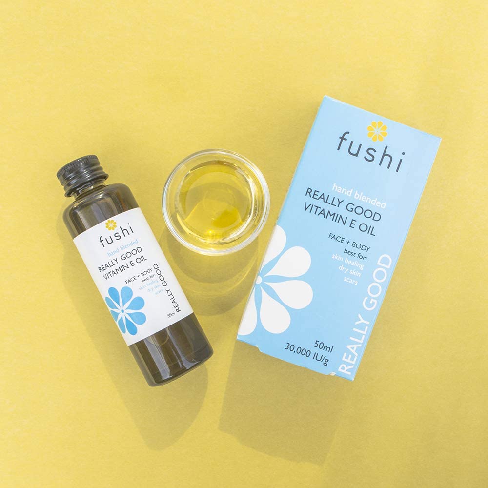 Fushi Really Good Organic Vitamin E Skin Oil 50ml, 30000IU/G 100% Natural Vitamin E Best for Skin soothing Dry Skin, Wrinkles - Image 3