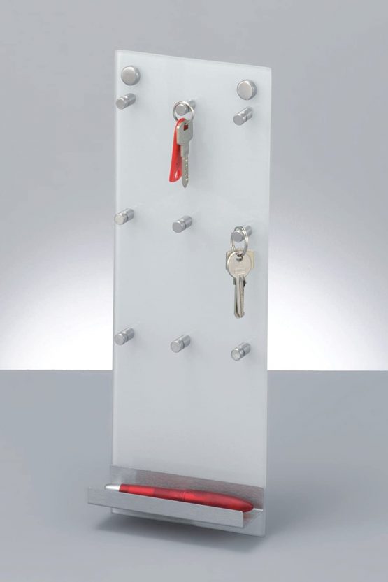 Zeller Key Holder, Silver, 15 x 6 x 40 cm - Image 2