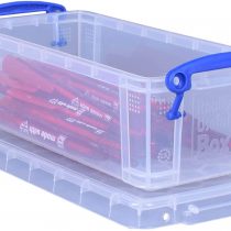 Really Useful Storage Box 0.9 Litre Clear Ref 0.9C