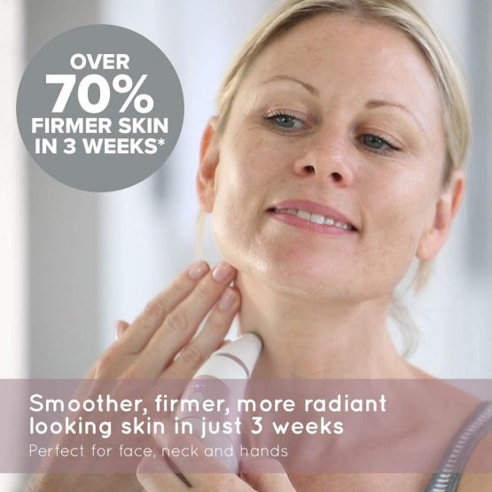 HoMedics Radiance Microdermabrasion, Rose Gold - Professional Quality Salon Grade Deep Skin Exfoliation at Home, Fast Treatment for Normal + Sensitive Skin, Diminish Wrinkles, Revitalise Skin - Image 2