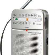 Panasonic RF-P50 Portable Radio Silver - Portable Radios (AM,FM, 88-108 MHz, 53-170 kHz, 5.71 cm, 5.71 cm (2.25 inches)