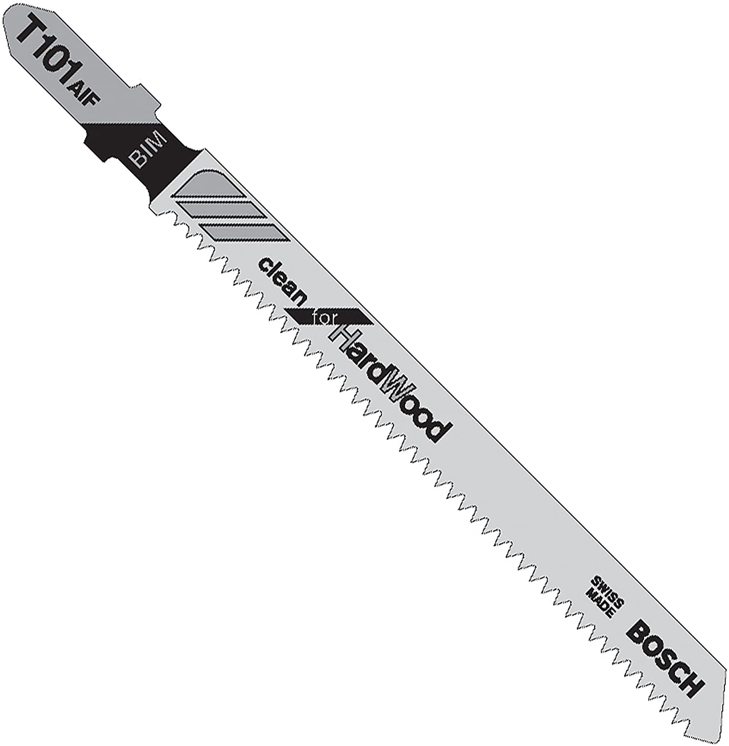 Bosch 5x PRO Hardwood clean T101AIF Jigsaw Blade (for Hardwood Multiplex board, Length 100 mm, Professional Accessory Jigsaw)