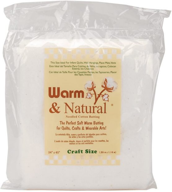 Warm Company Warm and Natural Cotton Batting, Multi-Colour, 30.48 x 24.13 x 5.08 cm