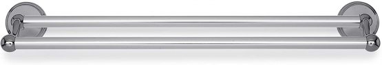 Croydex QM202841 Westminster Wall Mounted Double Towel Rail with Zinc Alloy Construction, Chrome - Image 3