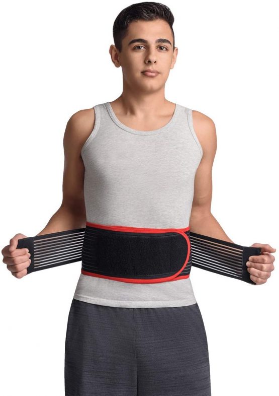 MAXAR BMS-511 Medium Bio-Magnetic Deluxe Back Support Belt Far Infared with Cera Heat Fabric - Image 2