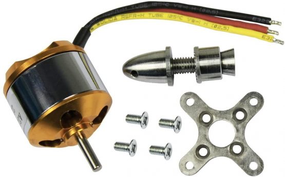 KEESIN RC Accessories Kit, A2212/6T 2200KV, Outrunner Brushless Motor W/Mount for RC Glider Quadcopter Helicopter Aircraft Copter Multi-copter