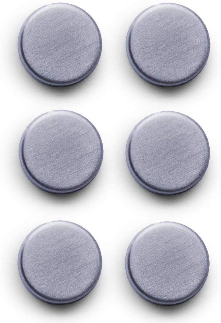 Zeller Magnet Set, Metal, Multi-Colour, 6-Piece, 2.7 x 2.7 x 10 cm