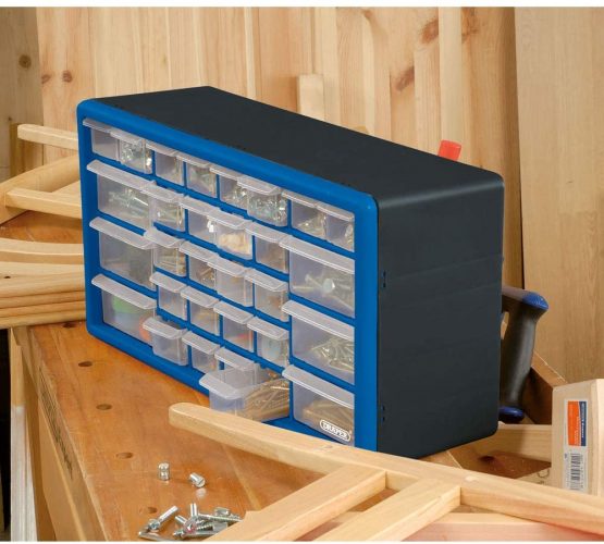 Draper 12015 Plastic Organiser with 30 Drawer, 500mm x 160mm x 255mm - Image 3