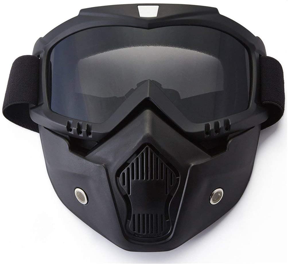 Motorcycle Goggles Mask with Removable Face Mask, motorcycle motocross ...