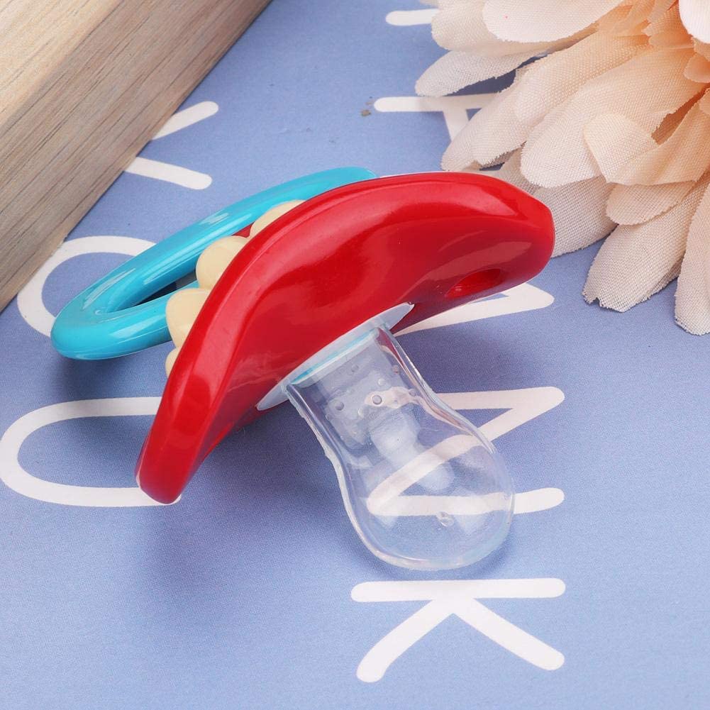 Baby Pacifier, Soft Silicone Dummy Pacifier Fun Nipple Soother Funny ...