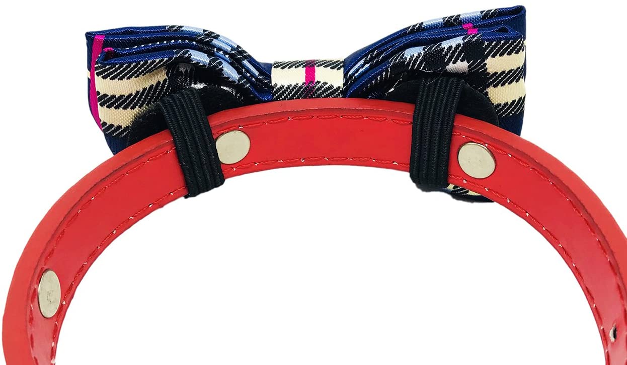 BIPY 5 PCS Dogs Bow Ties Puppies Cats Collar Bowties for Small to Large dogs Sliding Charms Adjustable Attachment Small Pets dicky bows for Costume Birthday Party Festival - Image 3