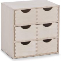 Zeller 13192 Drawer Unit of 6 Drawers Birch 28 x 20 x 28 cm