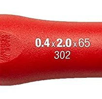 WIHA - SOFTFINISH CABINET SCREWDRIVER - SLOTTED 2.0 x 65mm