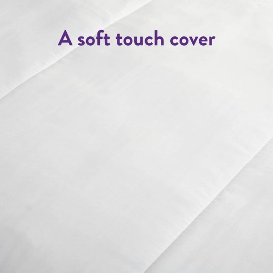 Slumberdown Cosy Nights White Pillows 2 Pack Firm Support Bed Pillows Designed for Back and Side Sleepers Bed Pillows - Image 4