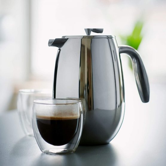 Bodum 1303-16 Columbia Double Wall Coffee Maker, Stainless Steel - 3-Cup (0.35 L), Shiny - Image 4