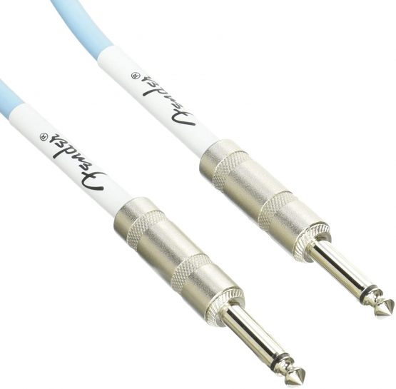 Fender Original Series Instrument Cable - 15 ft – STR/STR – Daphne Blue,4.5 Metre,990515003