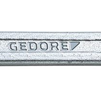 Gedore 8-7 7 mm Small Double Ended Midget Spanner - Silver