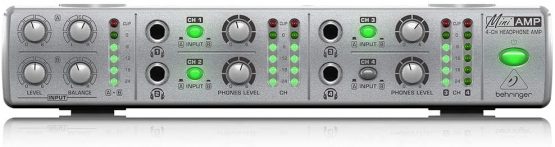 Behringer MINIAMP AMP800 Mini Amp 4 Channel Stereo Headphone Amplifier