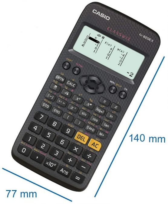 Casio SCHULRECHNER FX-82DE X CLASSWIZ, BATTERIEBETRIEB,Black - Image 4