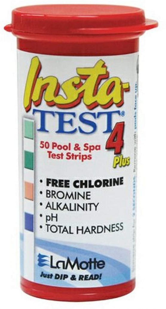 LaMotte Insta-Test 4 Plus, Free Chlorine, Bromine, Alkalinity, pH, Total Hardness Testing