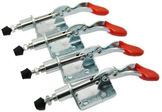 IMAGINE 4Pcs Toggle Clamps 301AM 99lbs Holding Capacity Stroke Push Pull Action Hand Tool Light Duty Toggle Clamp Tool 
